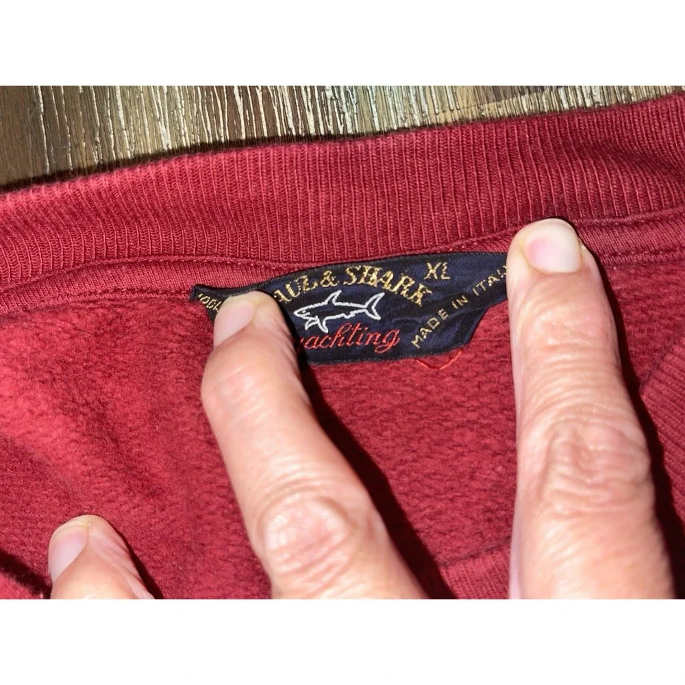 Vintage Paul & Shark Yachting Sweatshirt W/ Embroidered Logo Size XL RARE Italy - Picture 8 of 11